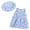 Blue, variant on Beautiful Dress for 18 Inch Dolls - 16in Simulation Doll Clothes, Cute Sundress, Christmas Doll Dress Accessory, Suitable for Young Ones' Dolls, No Doll & Shoes Included, Easy to Wear, 1pc