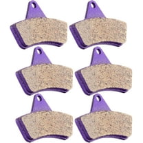 ECCPP Front Rear Carbon Fiber Brake Pads Fits for Arctic Cat 250 300 400 500 650 Bearcat 454 FA271