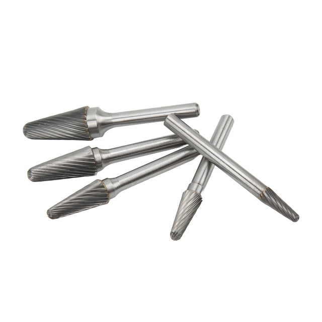 Cutter Burr Set, Bavures de Carbure Set Unique Fichiers Rotatifs Die Meuleuse Bits Optimisés pour l'Excellence