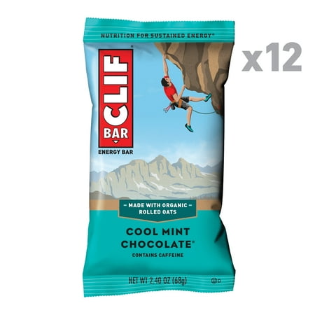 CLIF Bar, Cool Mint Chocolate, 2.4 Oz, 12 Ct (Best Mint Chocolate Brands)