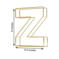 thumbnail image 3 of Efavormart 8" Tall Gold Wedding Centerpiece 3D Wire Letter Decoration For Wedding Party Decoration DIY Decoration Supplies - Z, 3 of 11