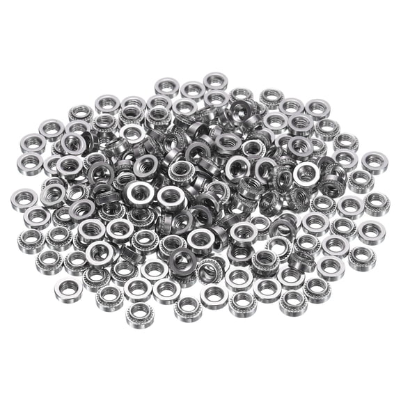 200Pcs Self-Clinching Nuts, #10-32 x 0.14" 304 Stainless Steel Rivet Fastener