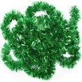 thumbnail image 3 of 10pcs twisted metallic garland in green tinsel, 3 of 5