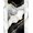 Black White Gold, Pattern 5, variant on ODIKA 8'x10' Washable Area Rug Abstract Vein Border Swirl Inlay Veined Streaks Flow Symmetrical for King Size Bedroom Under Bed, Master Suite, Non-Shedding, Easy Care