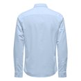 thumbnail image 2 of Henbury - Camisa de Manga Larga para Hombre (Azul Claro), 2 of 2