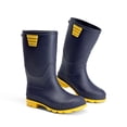 thumbnail image 3 of Kids Rain Boots Easy-On Lightweight Waterproof Non-Slip Sole for Boys & Girls Outdoor Play Rainy Day Comfortable, 3 of 5