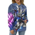 thumbnail image 4 of Mobile Suit Gundam Hoodie 3D Print Pullover Hooded Long Sleeve Sweatshirts Tops Blouse with Pocket for Mens Womens, 4 of 8