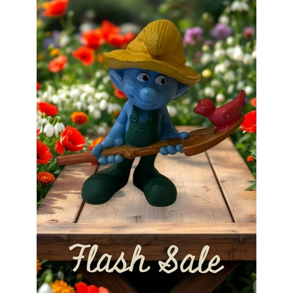 Smurfs movie 3” pvc CAKE TOPPER Figure Figurine rare gift collect