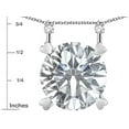 thumbnail image 3 of Star K� Round 7mm Simulated Aquamarine Stackable Mothers Hearts Pendant, 3 of 8