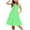 Green C, variant on Ashirexll Teen Summer Dresses, Girls Summer Dress, 2-12Y Girls' Sleeveless Round Neck Summer Fashion Casual Button Dresses with Pockets