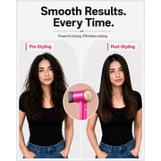Tideway High Speed Ionic Hair Dryer, 110000 RPM, Compact, Magnetic Diffuser, Brushless Moto, Lightweight, Pink