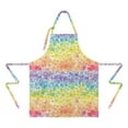 thumbnail image 2 of Pioneer Flower Floral Print Pattern Apron-Garden Aprons for Women with Pockets-Cotton Linen Waterproof Kitchen Cooking Gardening Aprons Adjustable for Kitchen,Cooking,BBQ and Salon 33x27 Inch, 2 of 7