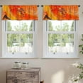 thumbnail image 2 of LALILO Kitchen Curtain Valance With Arrow Tribal And Ethnic Rod Pocket Window Curtain 52"x 18" Set of 2, 2 of 7