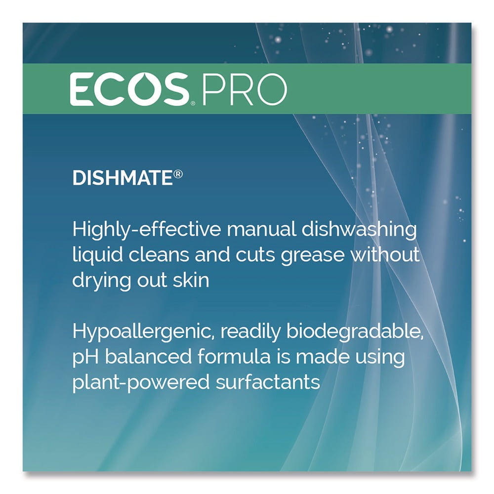 25 oz Dishmate Manual Dish Liquid Squeeze Bottle - Free and Clear (6/Carton)