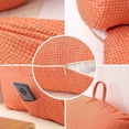 thumbnail image 3 of Large Plush Bed Backrest For Reading, Pillow With Detachable Armrest For Home,C, 3 of 6