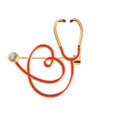 thumbnail image 1 of Creative Cartoon Stethoscope Heartbeat Red Cross Shape Accessory Brooch, 1 of 1