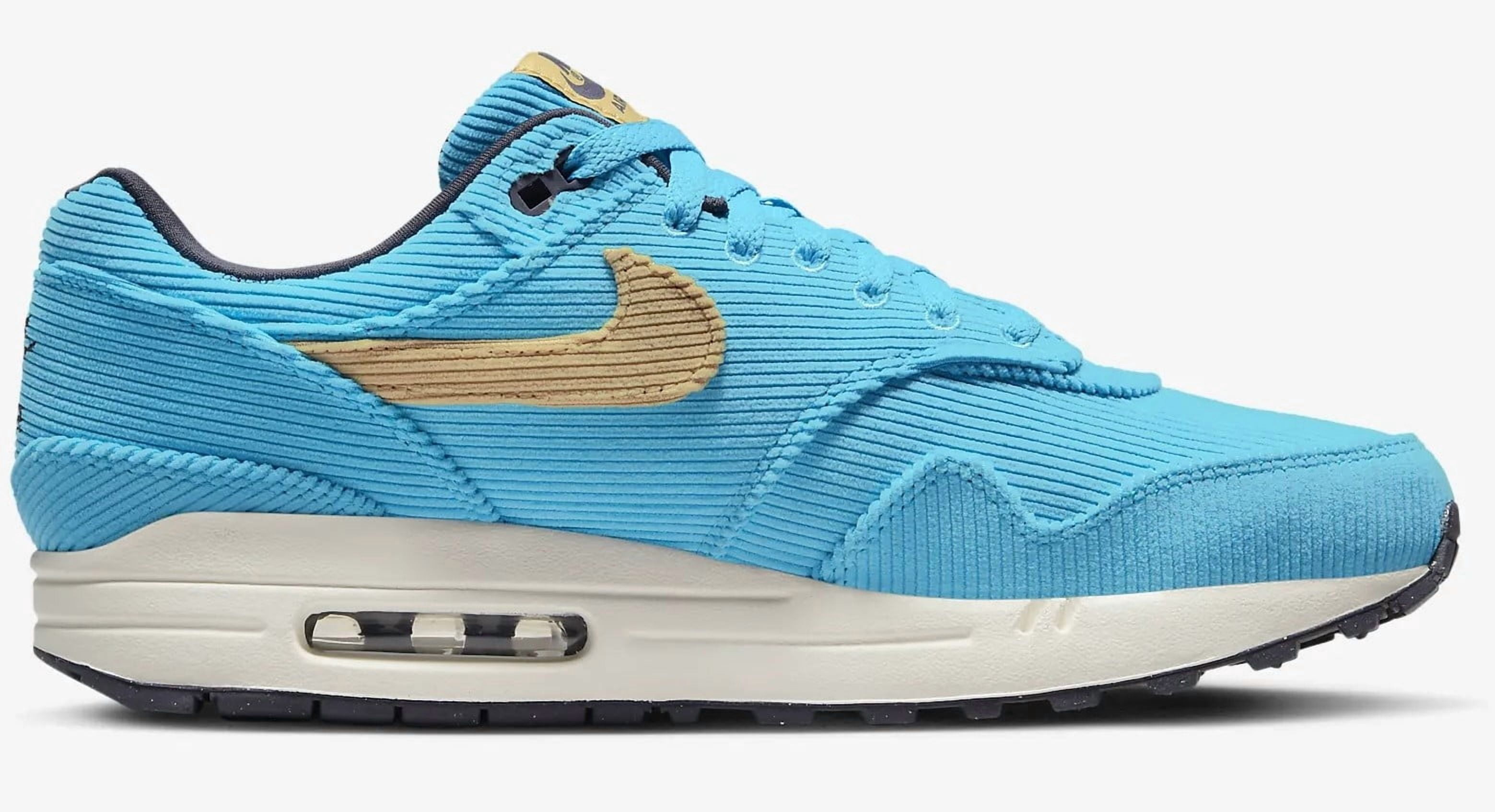 Men's Nike Air Max 1 PRM Baltic Blue/Sesame-Gridiron (FB8915 400) - 10.5