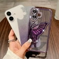 thumbnail image 4 of for iPhone 16 Plus Glitter 3D Butterfly Case,Cute Luxury Bling Sparkly Diamond Rhinestones Liquid Flowing Case with Camera Protector TPU Bumper Women Girls Case for iPhone 16 Plus 6.7", Black, 4 of 14