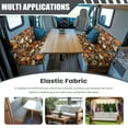 thumbnail image 3 of FOR U DESIGNS Pumpkin Dahlia Flower Print 2 Pcs RV Dinette Cushion Covers Scratch-resistant Camper Slipcover Stretch Sofa Furniture Protector, 1 Backrest Covers and 1 Bench Covers, Halloween Decor, 3 of 7