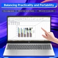 thumbnail image 3 of HP 15 Touchscreen Laptop Computer, Intel 13th Core i3-1315U, 15.6" HD Touch Display, 32GB RAM, 2TB SSD, Wi-Fi 6, Business & Student, Copilot, Windows 11 Pro, 3 of 13