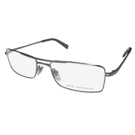 UPC 751286215519 product image for New John Varvatos V138 Mens Designer Full-Rim Silver Frame Demo Lenses 54-18-140 | upcitemdb.com