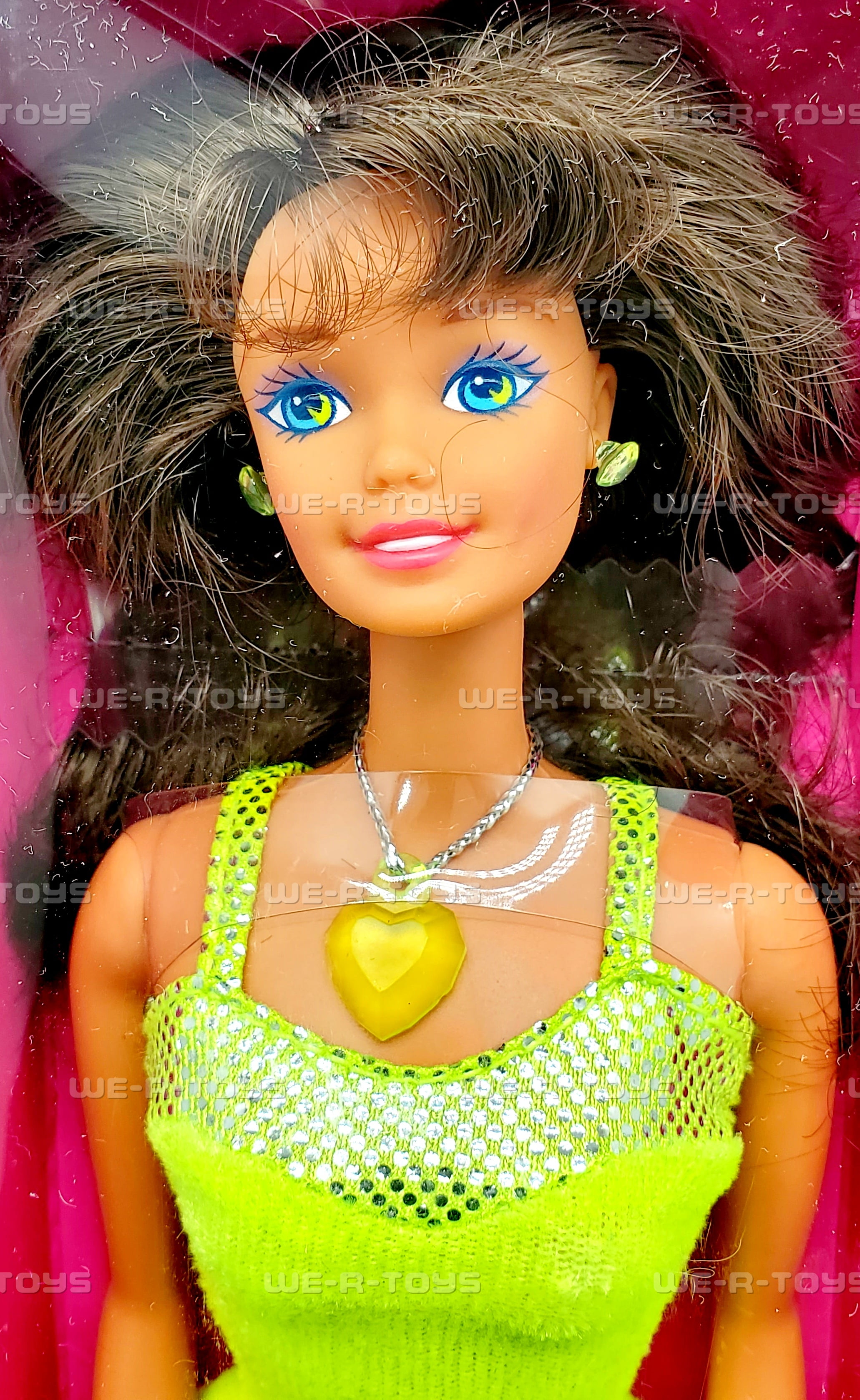 barbie green dress 90s 90s Forest Green Barbie Evening Gown- Vintage Barbie Clothes- Fancy Sequin Beaded Barbie Outfit