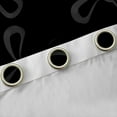 thumbnail image 4 of jejeloiu Kawaii Bow Ribbon Black Out Curtains,Chic Ribbon Bowtie Curtains Pack of 2 (42x63 Each),Black Bowknot Bedroom Curtains For Girl Breathable Home Decor, 4 of 6