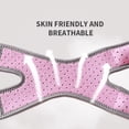 thumbnail image 4 of 2Pcs Knee Strap Patella Tendon Support One Size Breathable Sports Adjustable Knee Pads for Men and Women One Size (One Size,Pink and black), 4 of 6