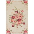 thumbnail image 5 of SAFAVIEH Classic Vintage Morven Floral Polyester Area Rug, Beige/Red, 10' x 14', 5 of 6