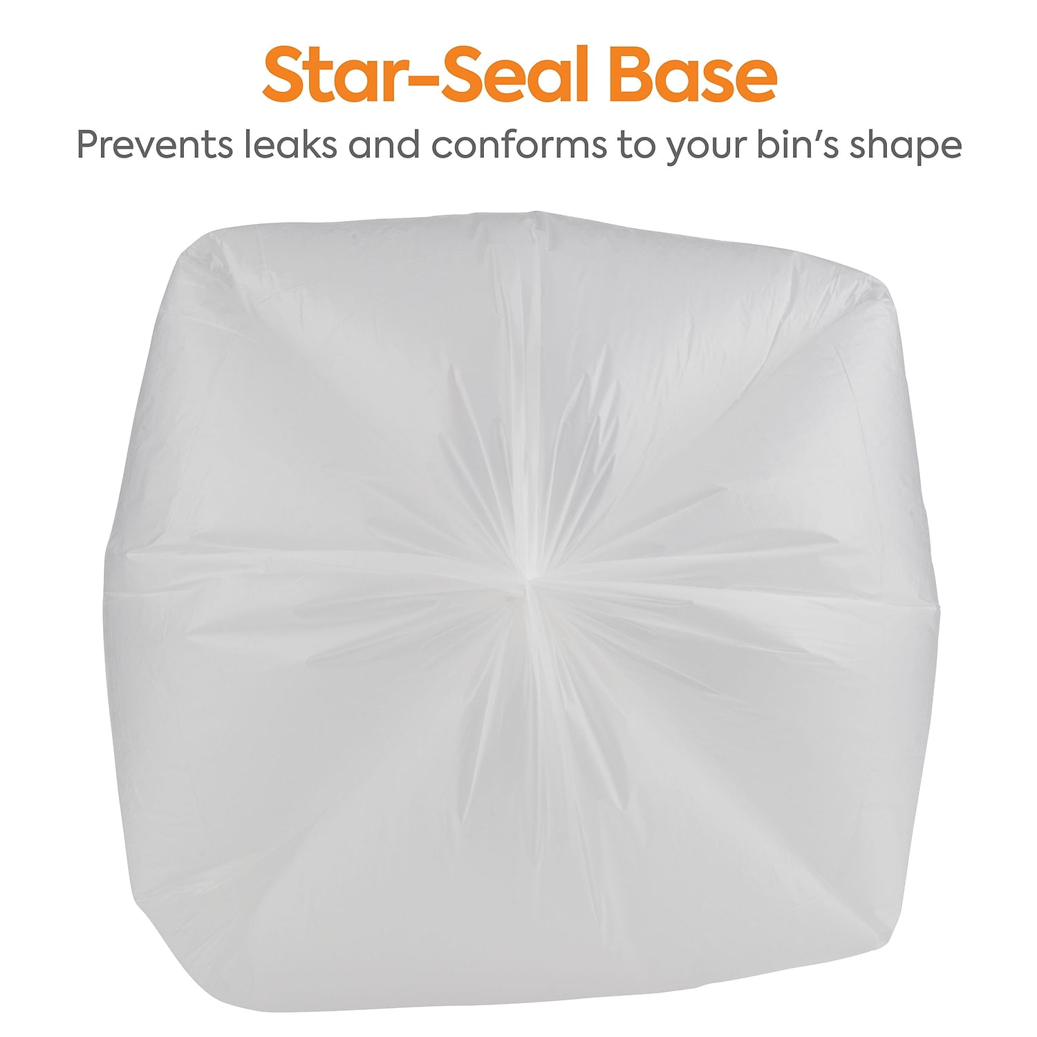 Staples Coastwide Professional 30-33 Gallon Trash Bag 33" x 40" High Density 16 mic Natural 250