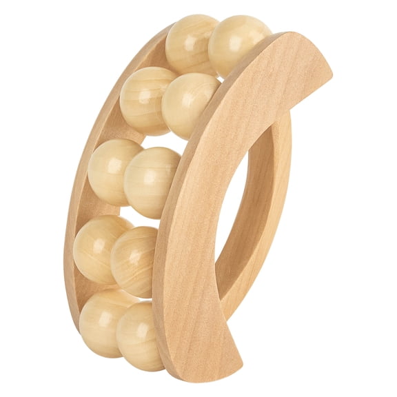 Brookstone Foot Roller Body Massager for Plantar Fasciitis Relief Wooden Massage Foot Roller