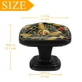 thumbnail image 4 of 4 Pcs Cabinet Handle Drawer Pulls Thanksgiving Corn Knobs with Screws Square Furniture Office Cabinet Knob Decoration, 4 of 7