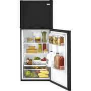 Haier 9.8 Cu. ft. Adjustable Shelves Top-Freezer Refrigerator Model HA10TG21SB in Black Color