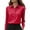 Red, variant on kaondbfi Womens Fashion Summer Essentials Clothing Button Down Shirts for Women Wrinkle Resistance Dress Shirts for Women Long Sleeve Work Formal Blouses Tops
