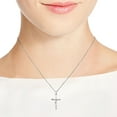 thumbnail image 3 of AeraVida Spiritual Devotion Crucifix Jesus on the Cross .925 Sterling Silver Necklace | Unisex Cross of Faith Silver Necklace | Jesus Crucification Necklace | Christianity Necklace, 3 of 6