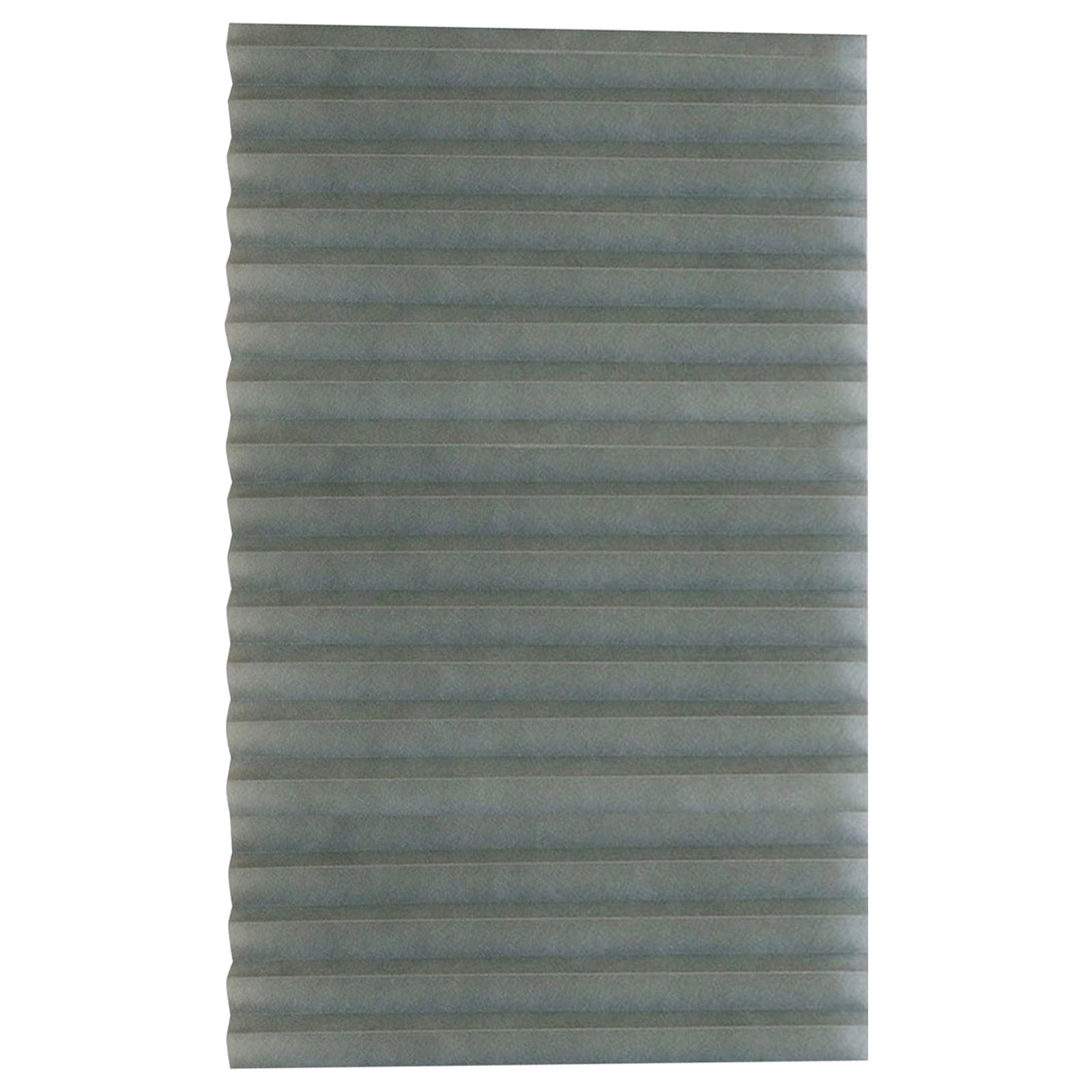 ZMKIAG No Tools Adhesive Pleated Blackout Blinds – Window Shades, No Drill Temporary Blinds, Cordless Room Darkening Paper Shades – For Office, Living Room, Bedroom