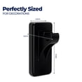 thumbnail image 4 of Mainstays Black Adhesive Curtain Rod Bracket Set, 2 Pieces, 4 of 10