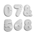 thumbnail image 4 of Crystal Epoxy Resin Mold Geometric Numbers Candlestick Mould Holder Home Decor Cement Plaster Silicone Molds, 4 of 8
