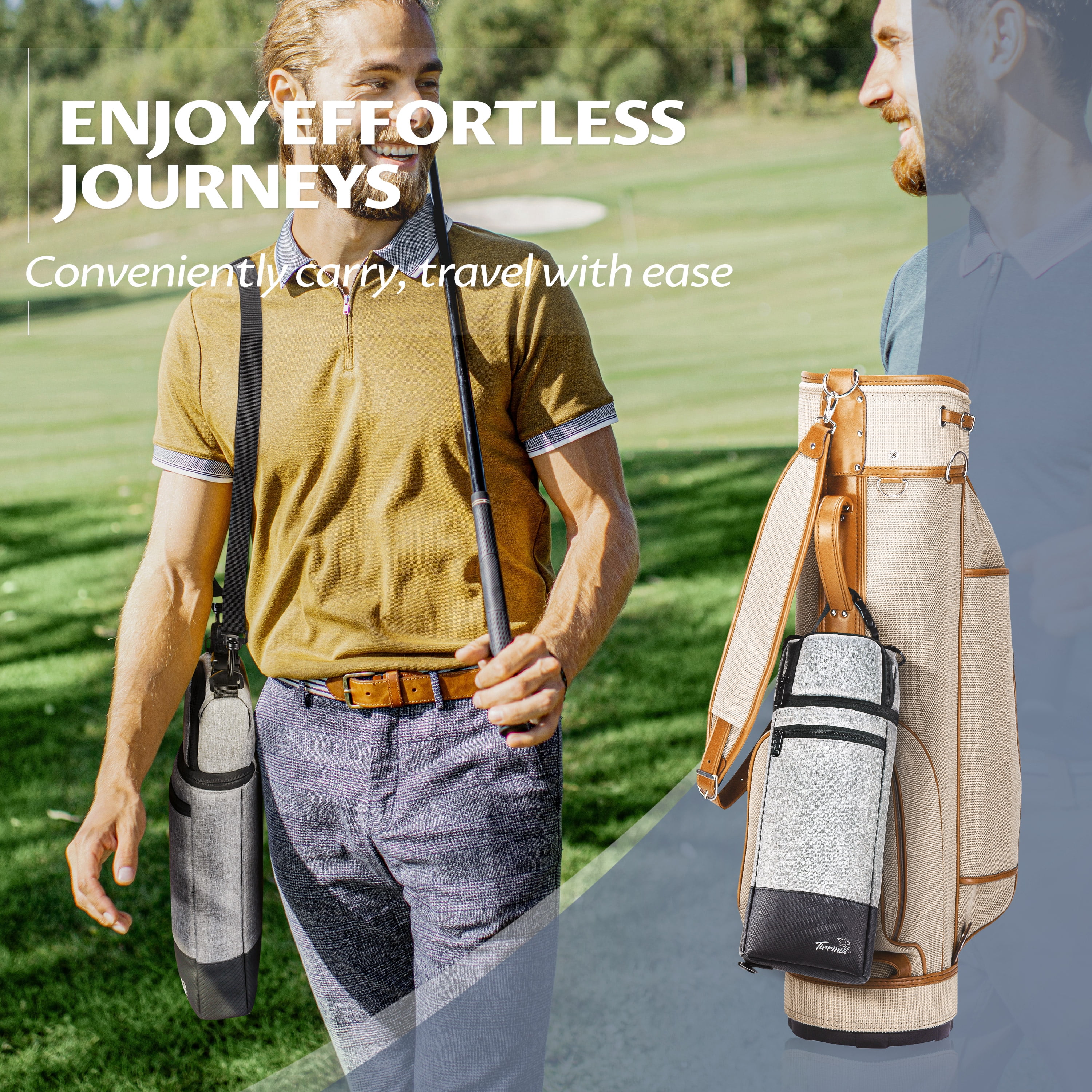 Tirrinia Outdoor Portable Golf Refrigerated Ice Bag for Men, Father -  Golf Accessories Insulation Bag,Golf Sports Bags For Hiking, Camping, Picnic and more