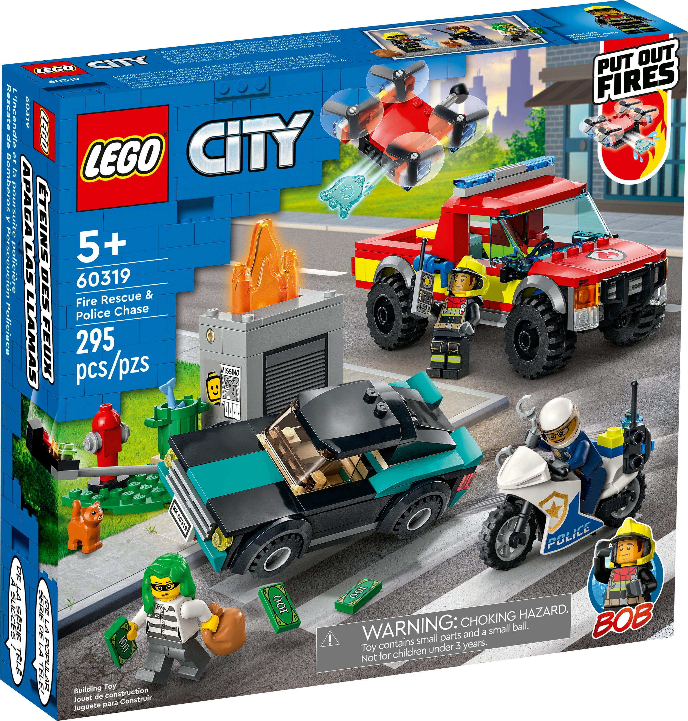 LEGO City Fire Rescue & Police Chase 60319