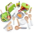 thumbnail image 1 of Children Kitchen Toys DIY Cooking Pretend Play Simulation Wooden Kitchen Food Toys For Kids Toy Set, 1 of 5