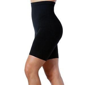 

Aha Moment by N-fini 582 Women s Plus Shapewear High-Waisted Control Thigh Slimmers Shorts 2X/3X Black
