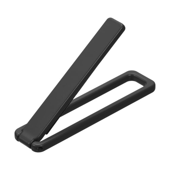 Thin Cell Phone Kickstand, Horizontal Vertical Folding Phone Stand Black