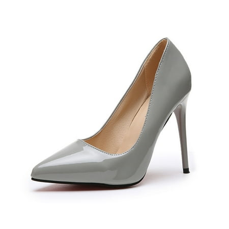 

Women Stiletto High Heel Pointed Toe Pumps Slip-on Classic Dress Wedding Party Shoes
