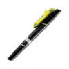 3M PMFLAG1 Yellow Chisel Highlighter w/Page Flags and Black Pen