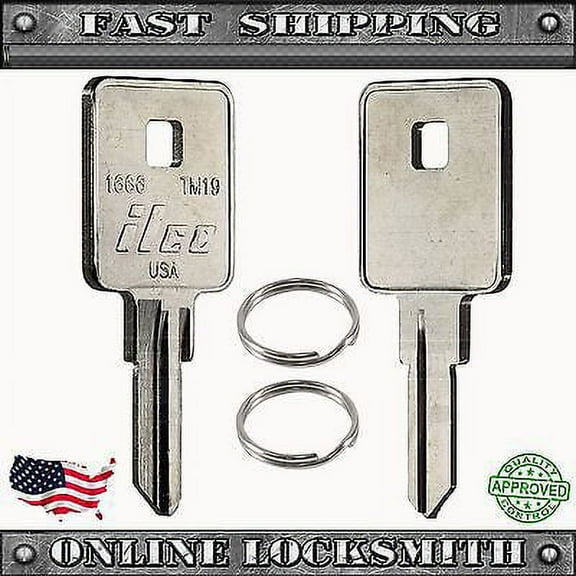 2 RV Keys - Trimark TM19 / 1666 / TRM-16D - Recreational Vehicle Keys KS700
