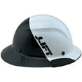 thumbnail image 5 of DAX Fiberglass Composite Hard Hat - Full Brim Glossy Black and White with Tote, 5 of 8