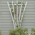 Highwood ADTREL1WHE Hartford Traditional Fan Trellis, White