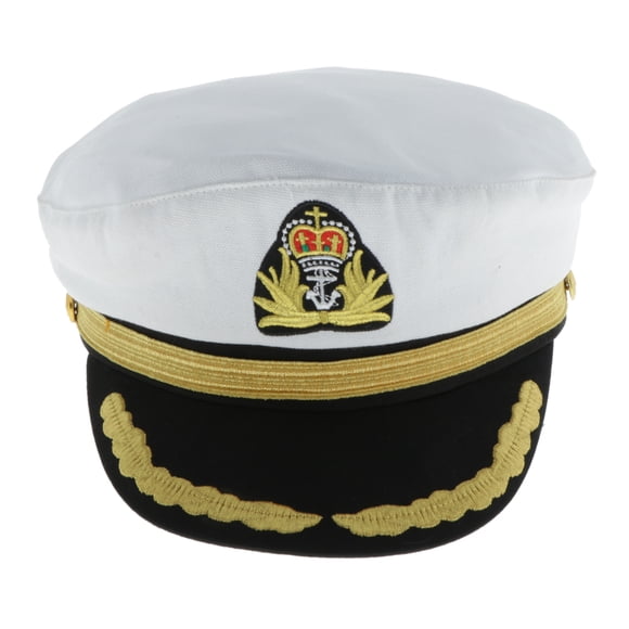 Adultos itán Sailor Hat Skipper Sombrero Disfraz - Adulto Sunnimix sombrero de capitán niño adulto