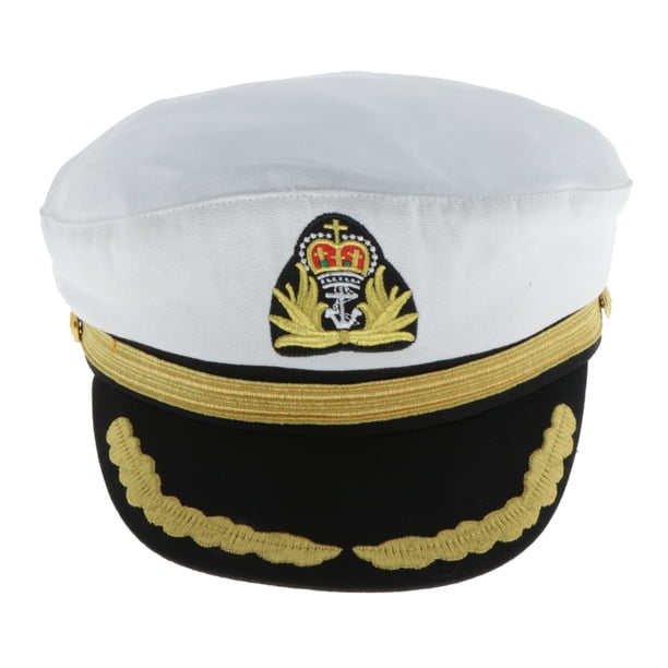 Adultos itán Sailor Hat Skipper Sombrero Disfraz - Adulto Sunnimix sombrero de capitán niño adulto